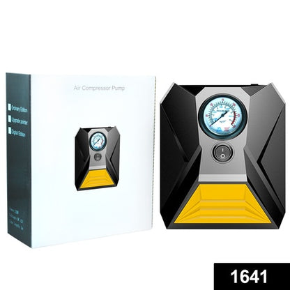 1641 Car Tyre Inflator Rapid Mini Portable Air Compressor Pump - Zidbik