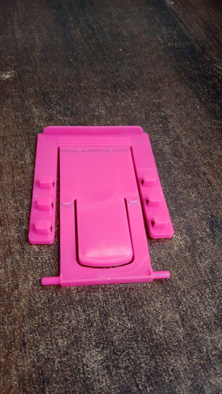 Adjustable Foldable Plastic Mobile Phone Stand Holder (1 Pc) - Zidbik