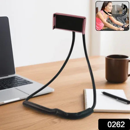 Neck Phone Holder Desktop Lazy Stand - (1 Pc) - Zidbik