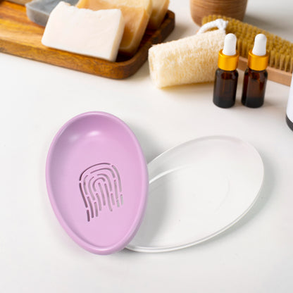 Plastic Soap Dish With Drain Soap Holder Double-layer (1 Pc) - Zidbik