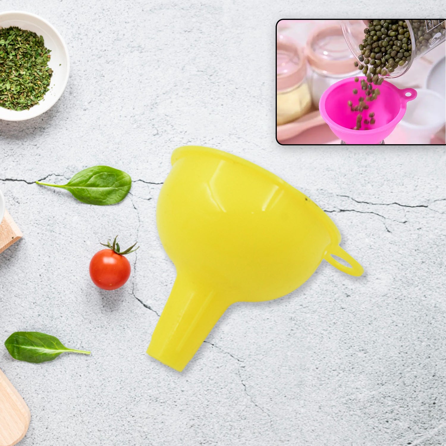 Silicone Funnel For Pouring Oil Sauce Water Juice And Small Food-grainsfood Grade Silicone Funnel - Zidbik