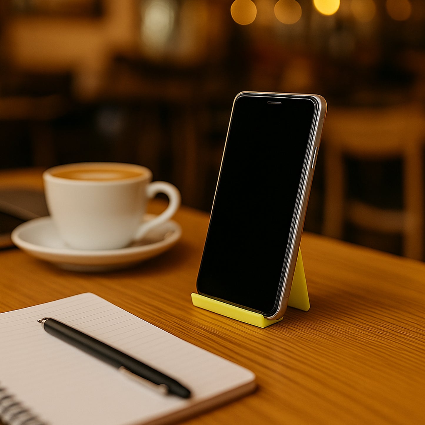 Multifunctional Plastic Mobile Phone Stand  Pen Holder (2 Pc  Mix Color) - Zidbik