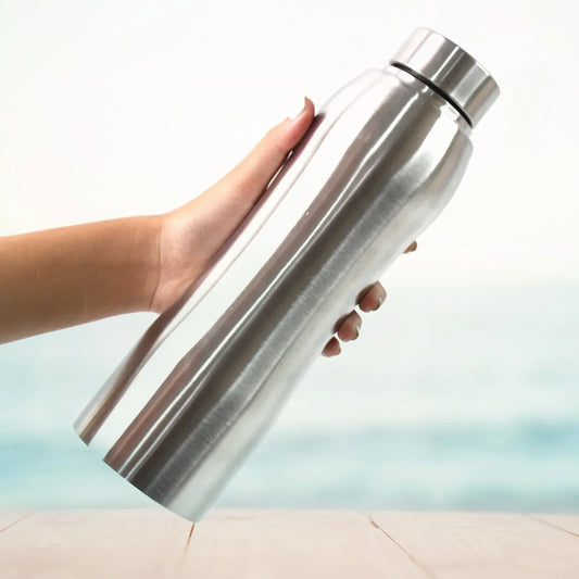 Stainless Steel Double Wall Vacuum-insulated Drink Water Bottle (1000 Ml Approx) - Zidbik