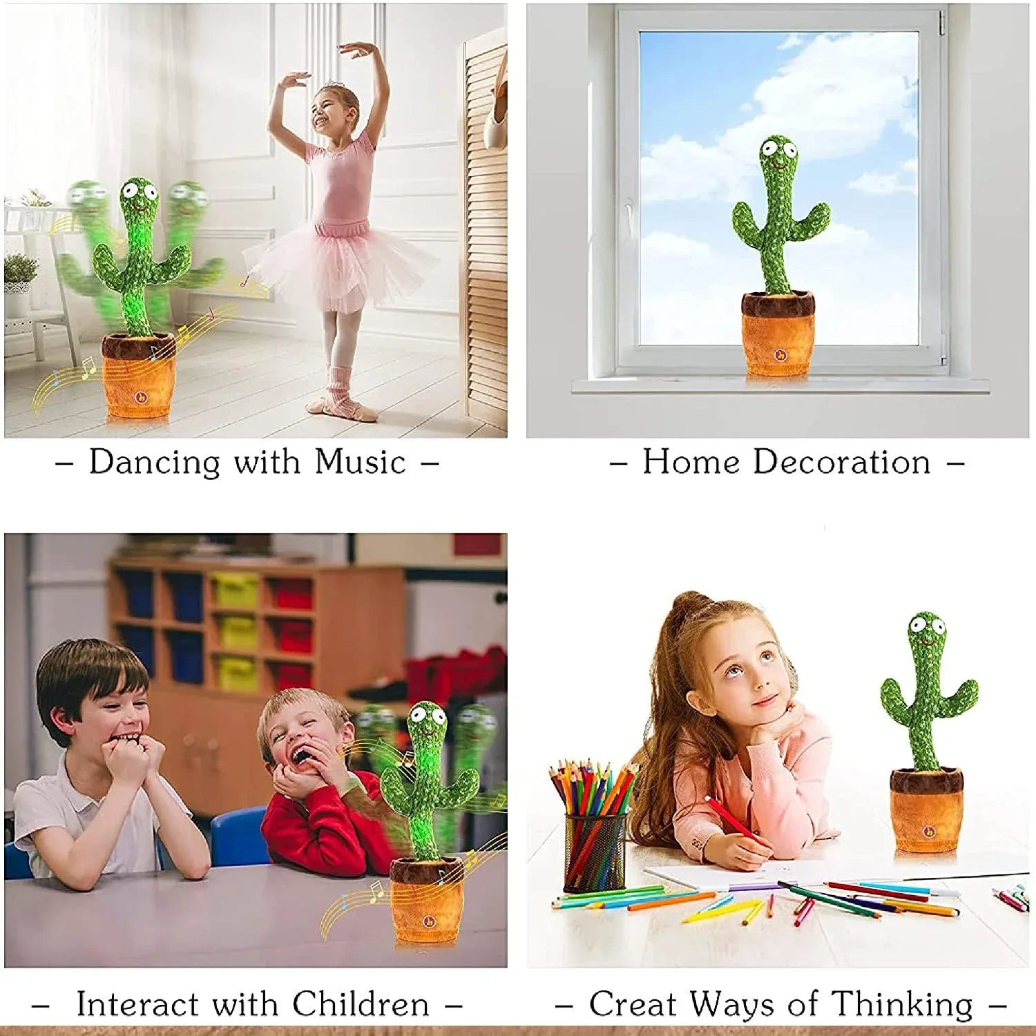 8047 Dancing Cactus Toy - Zidbik