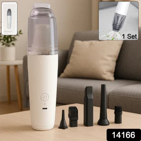 Multipurpose Cordless Rechargeable Mini Handheld Vacuum Cleaner Set - Zidbik