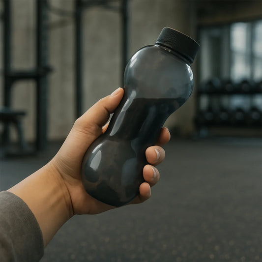 754_dumbbell Water Bottle (550 Ml) Gym Water Bottle - Zidbik