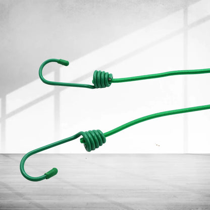 9373 Elastic Cloth Drying Rope With 12 Metal Clip Portable Clothes Line For Home Travel - Zidbik