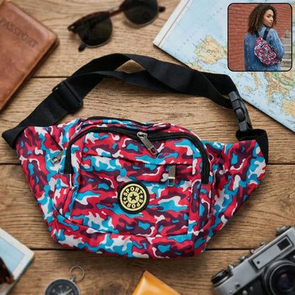 Stylish Multi-purpose Waist Bag Cross-body Sling Pouch (1 Pc) - Zidbik