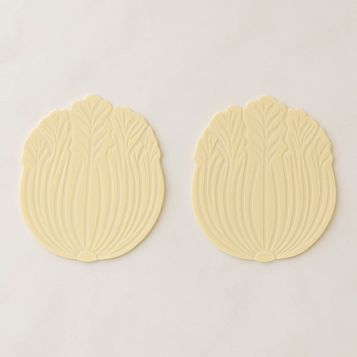 Silicone Leaf Design Coaster Set (2 Pc) - Zidbik
