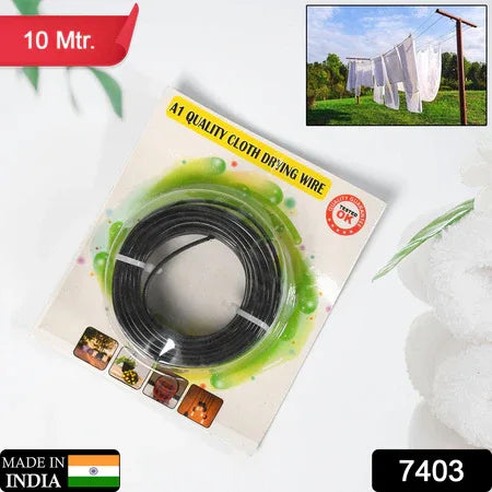 7403 Cloth Drying Wire High Quality Agriculture Gardening Use Wire 10mtr - Zidbik