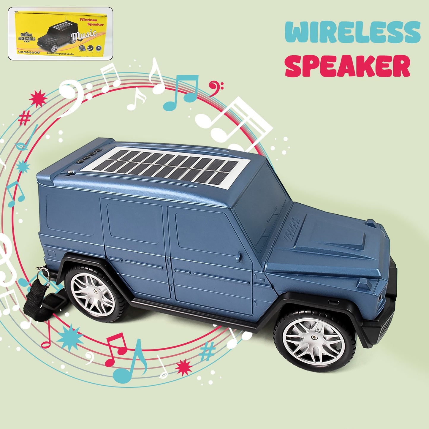 Thar Wireless And Solar Powered Speaker - Zidbik