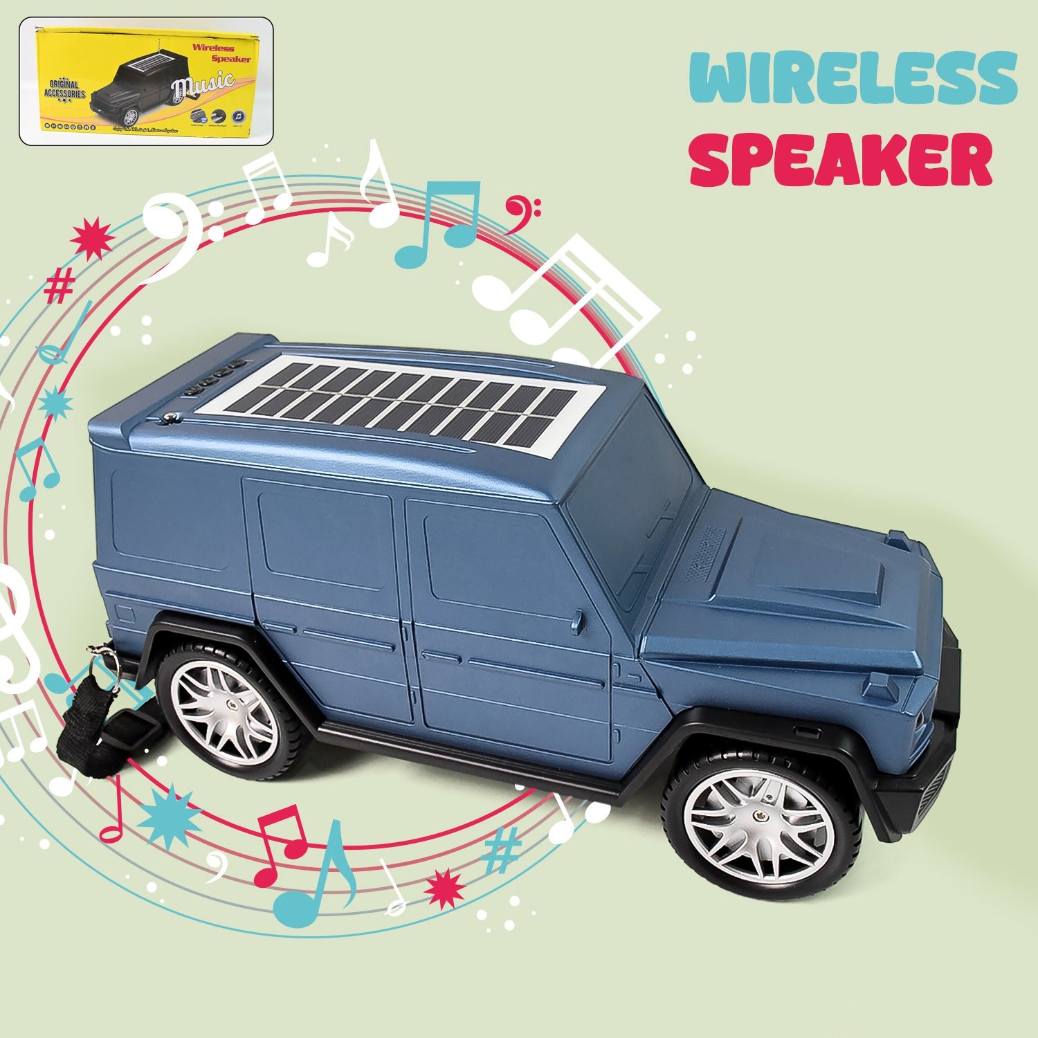 Thar Wireless And Solar Powered Speaker - Zidbik