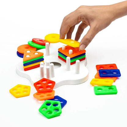 Geometric Stacking Sorter Puzzle Toy - Zidbik