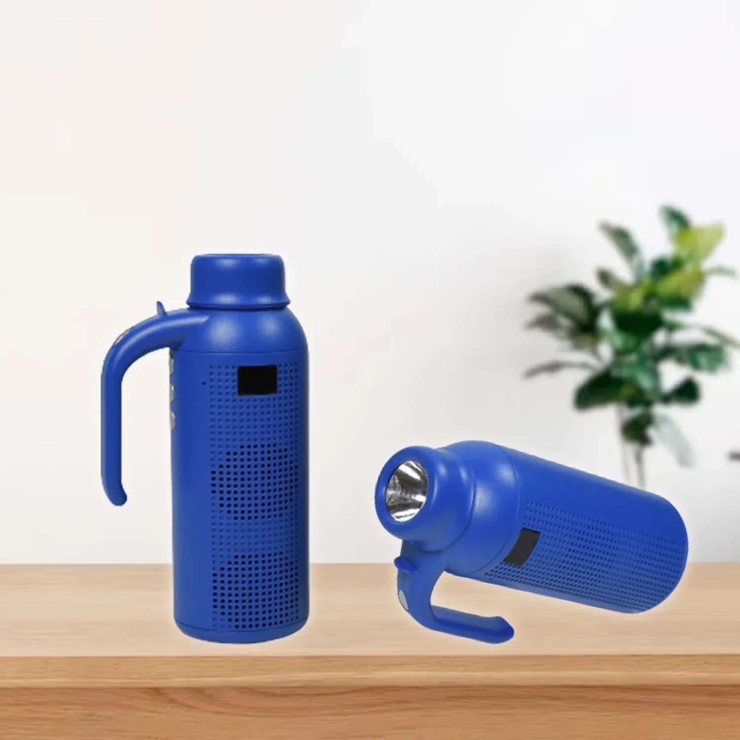 1287 Smart Bluetooth Speaker With Torch Light Wireless Bluetooth Speaker Night Flash Light Speaker - Zidbik