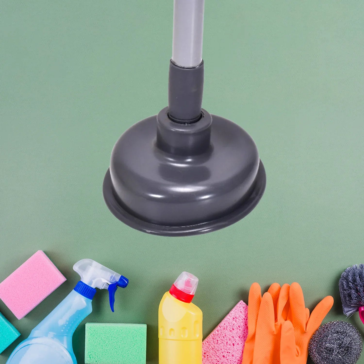 4031 Toilet Plunger - For Clogs In Toilet Bowls And Sinks In Homes Commercial And Industrial Buildings. - Zidbik
