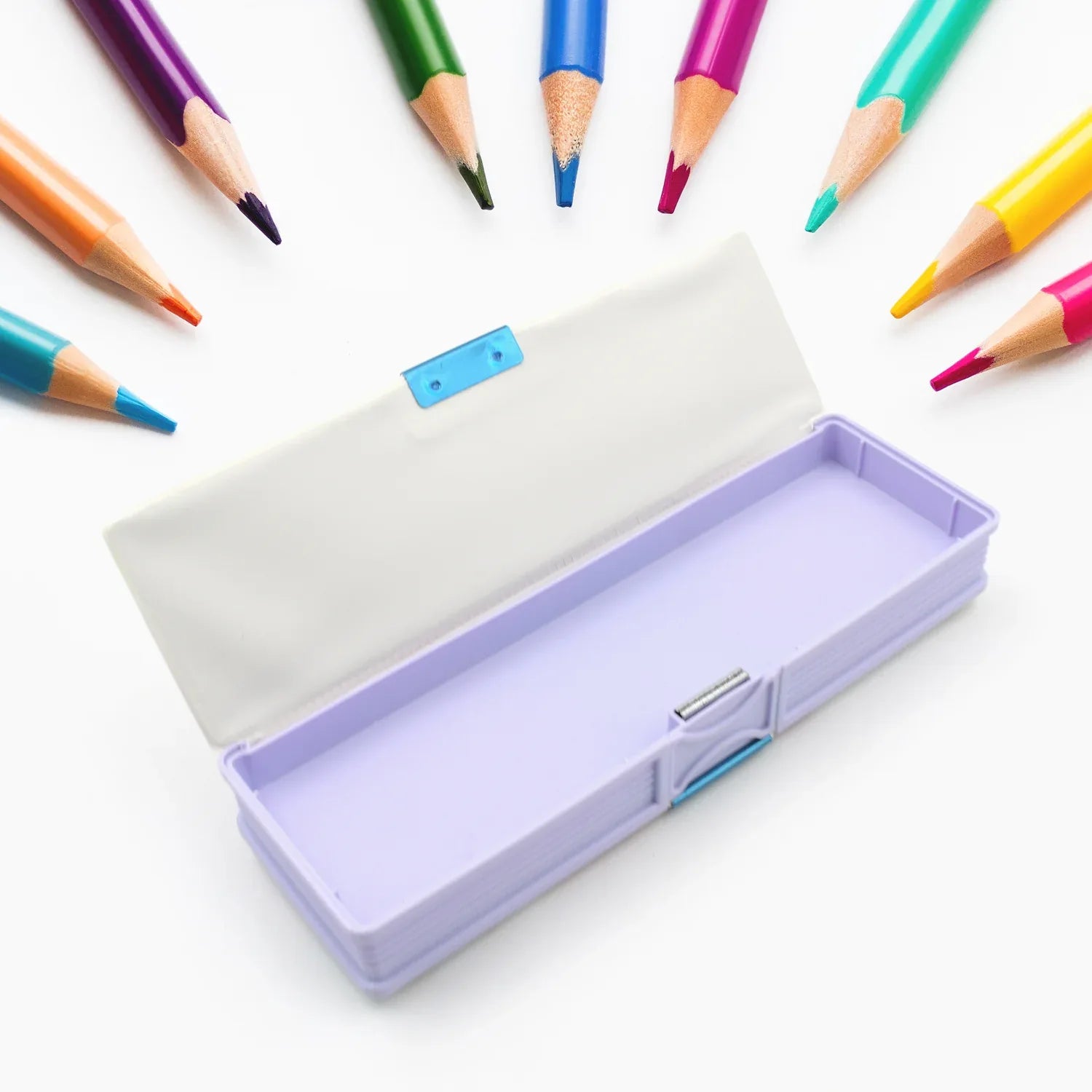 4138 Multipurpose Compass Box Plastic Double Deck Pencil Case With 2 Compartments Supplies Utility Box Storage Organizer Pencil Box For School Cartoon Printed Pencil Case For Kids Birthday Gift For Girls Boys - Zidbik