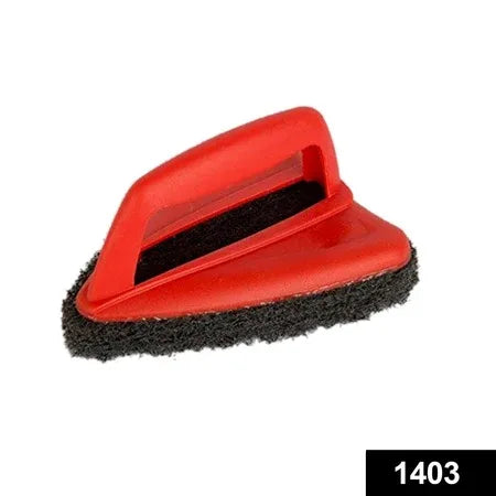 1403 Bathroom Brush With Abrasive Scrubber For Superior Tile Cleaning - Zidbik