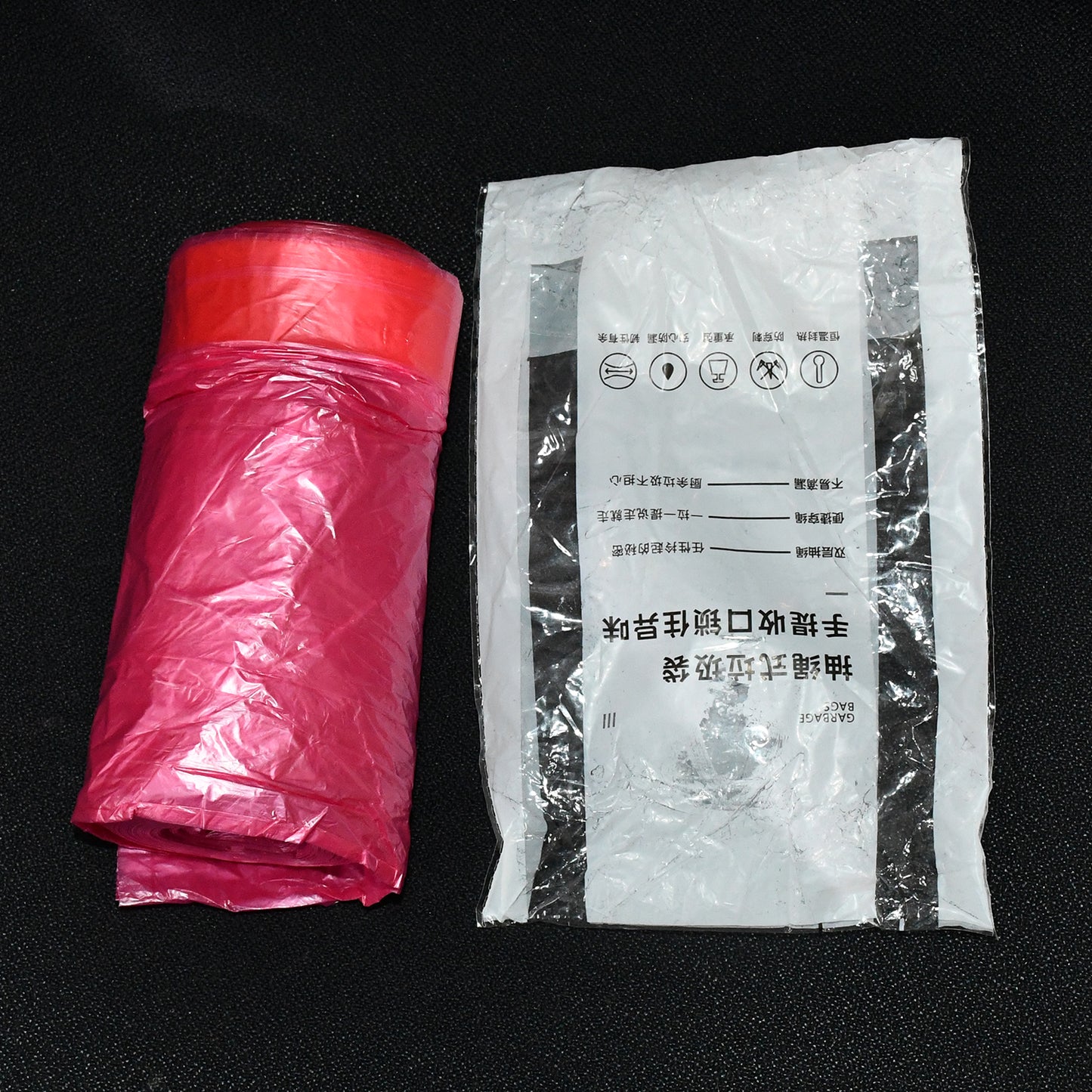 Garbage Bags Roll 45 X 45 Cm (1 Pc  Mix Color) - Zidbik