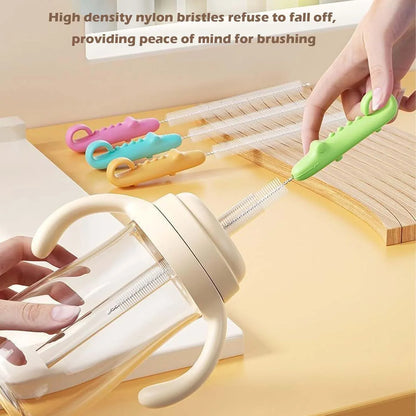 Bottle Spout Cleaning Brush With Ergonomic Handle (1 Pc 22 Cm Long) - Zidbik