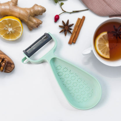 Apex Multipurpose Ginger Peeler With Stainless Steel Dual Blade - Zidbik