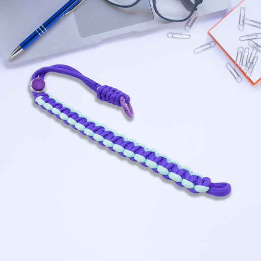 Multipurpose Adjustable Hand Wrist Strap Lanyardwith Cellphone Phone Strap (1 Pc 15 Inch Multicolor) - Zidbik