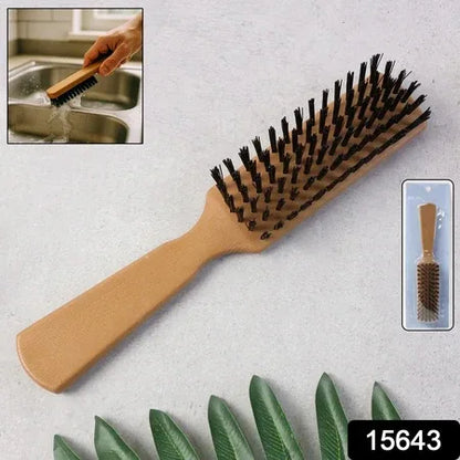 Multipurpose Plastic Handle Cleaning Brush (1 Pc) - Zidbik