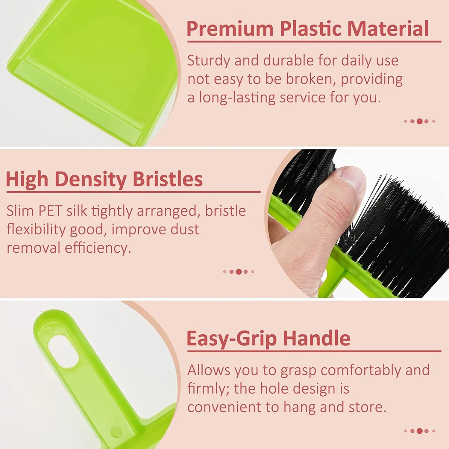 7618 Dustpan Supdi With Brush Broom Set For Multipurpose Cleaning Big Size - Zidbik