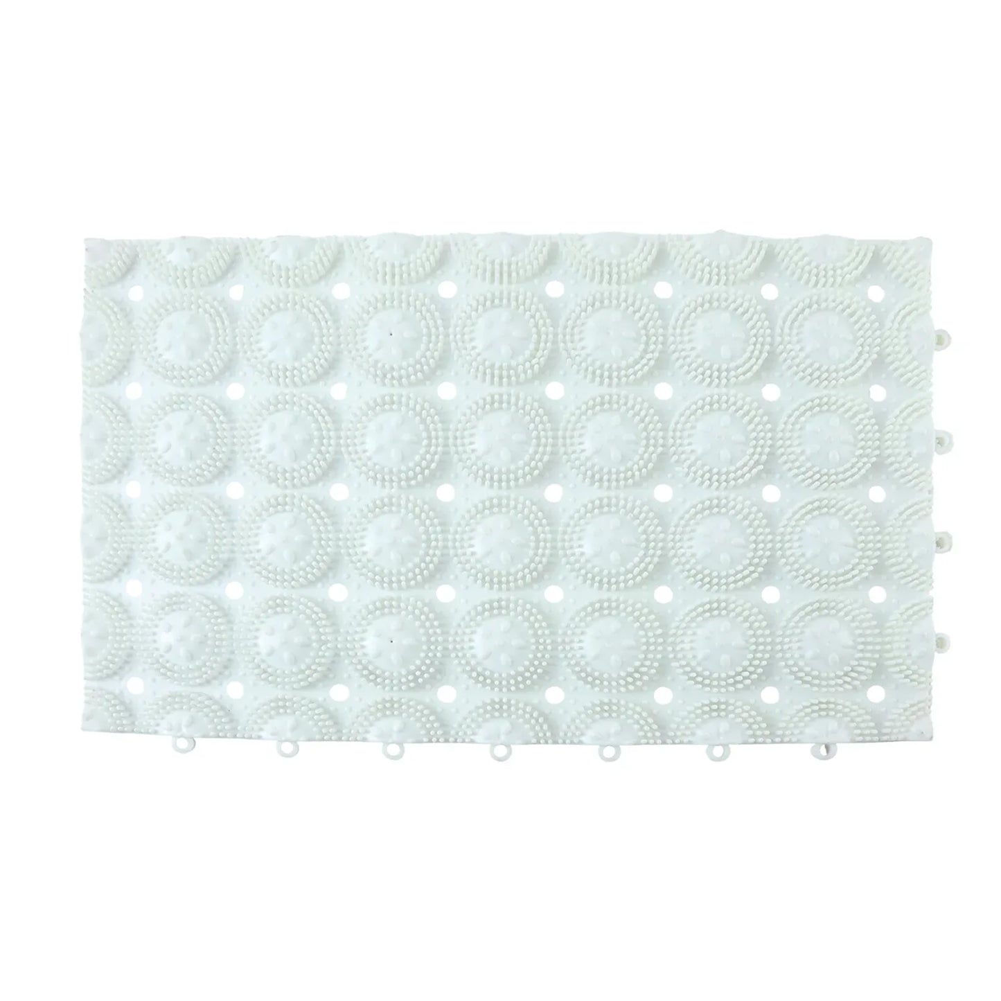 Anti-slip Bathroom Massage Mat With Suction Cups (33 21 Cm 4 Pc) - Zidbik