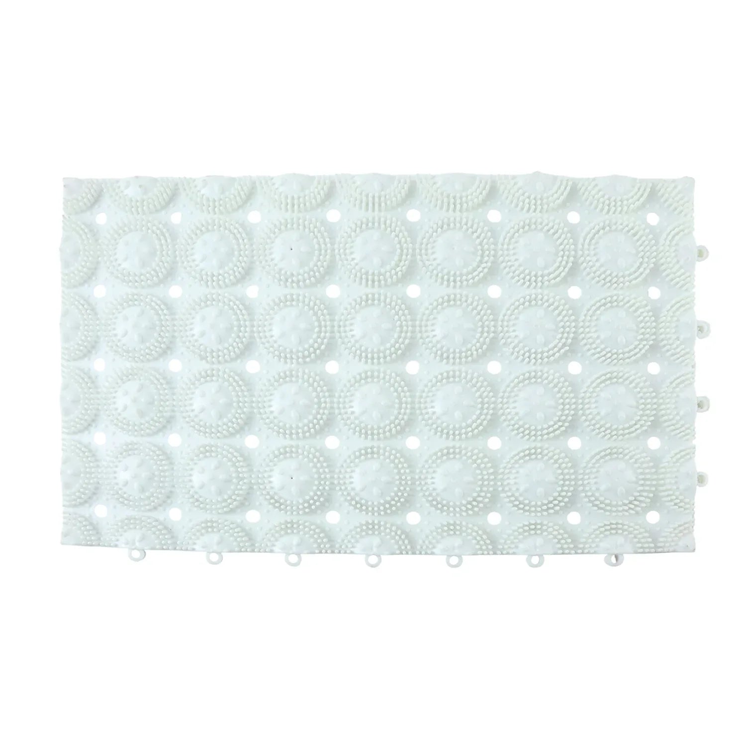 Anti-slip Bathroom Massage Mat With Suction Cups (33 21 Cm 4 Pc) - Zidbik
