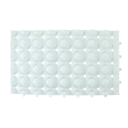 Anti-slip Bathroom Massage Mat With Suction Cups (33 21 Cm 4 Pc) - Zidbik