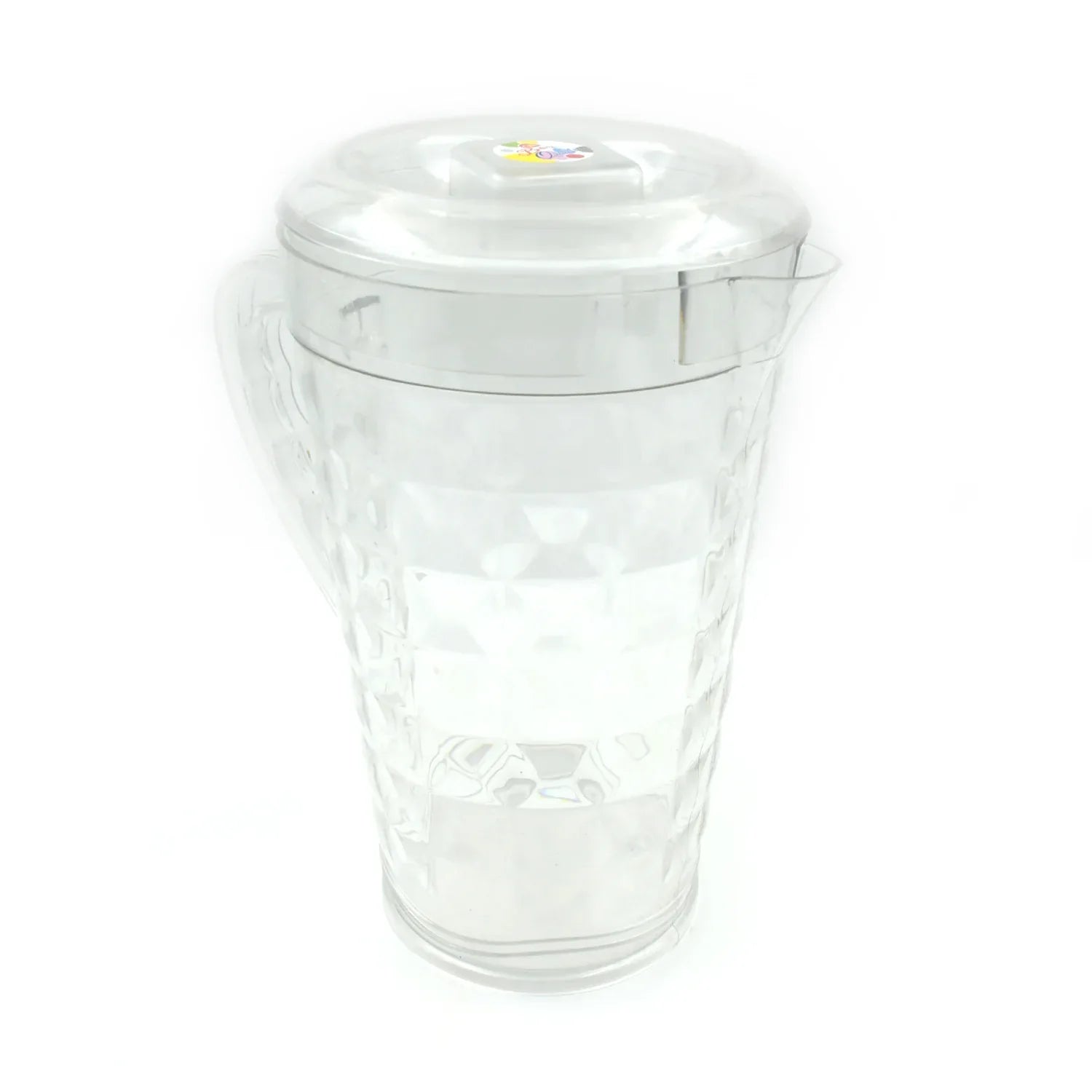 3692 Mocktail Pet Jug Plastic Jug With Lid Drinking Beverage Jag Transparent Tableware Reusable Bpa Free Plastic Water Jug For Home Use Perfect For Home Restaurants - Zidbik