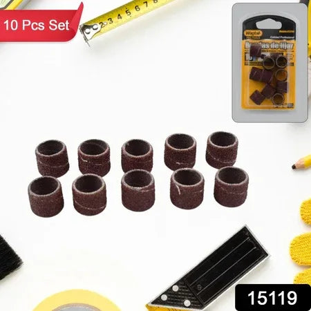 Drum Polishing Kit Drum Sanding Sleeves Widely Used (10 Pcs Set) - Zidbik