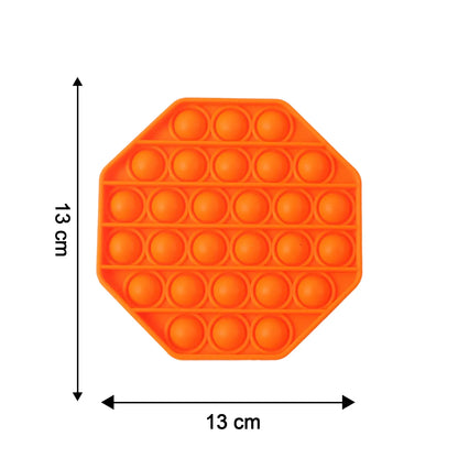 Premium Hexagon Shape Silicone Pop It Fidget Toy (1 Pc) - Zidbik