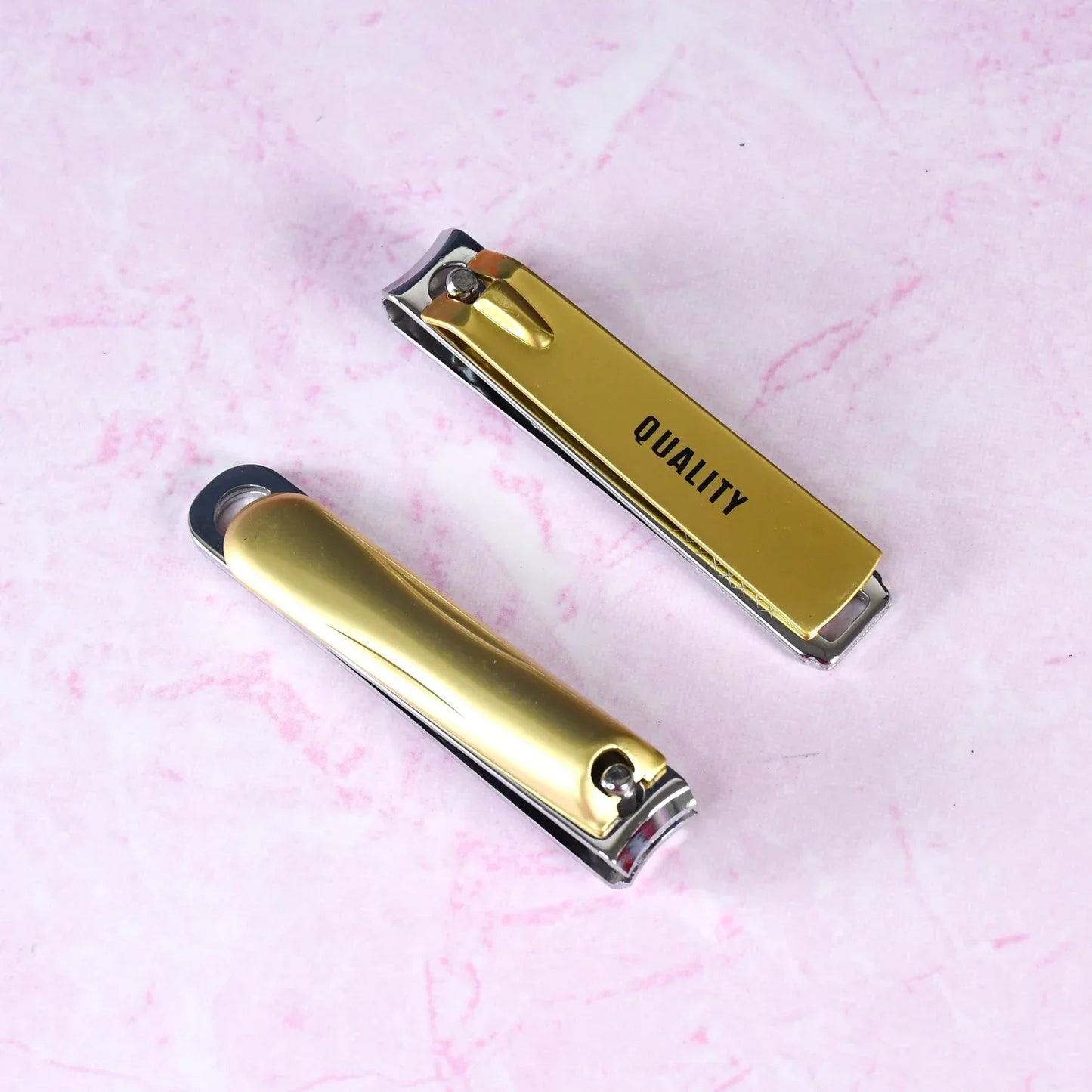 Stainless Steel Folding Portable Large Nail Clippers With Nail File (1 Pc) - Zidbik