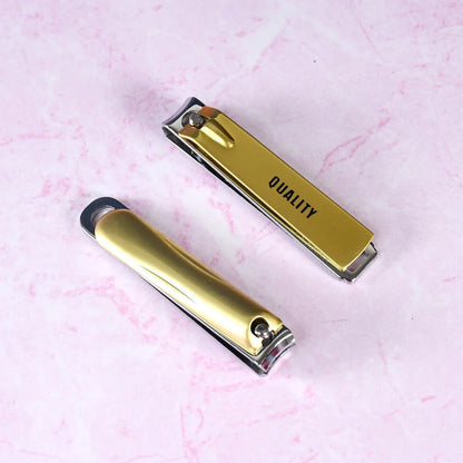 Stainless Steel Folding Portable Large Nail Clippers With Nail File (1 Pc) - Zidbik