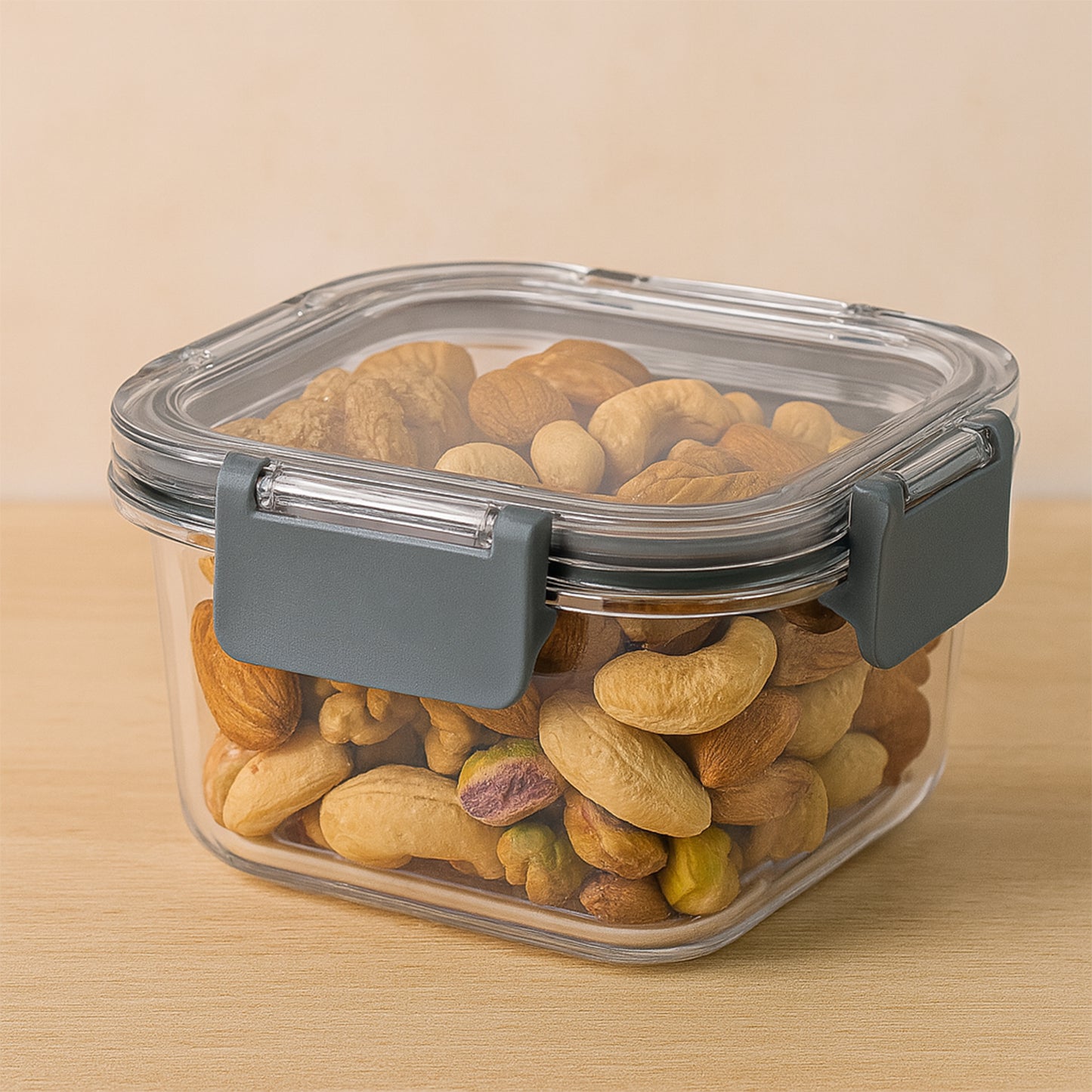Apex Press N Lock Airtight Food Storage Container Set (2pc450ml) Approx - Zidbik