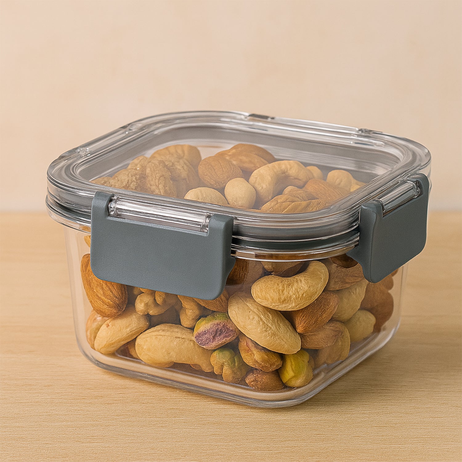 Apex Press N Lock Airtight Food Storage Container Set (2pc450ml) Approx - Zidbik