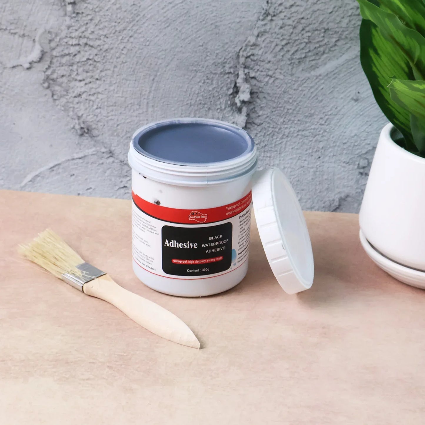 Black Waterproof Adhesive Paste 300 Gm - (Set) - Zidbik