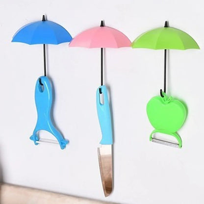 1783 Colourful Umbrella Key Holder - Zidbik