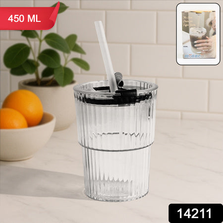 450 Ml Monaco Premium Transparent Plastic Cup - Zidbik