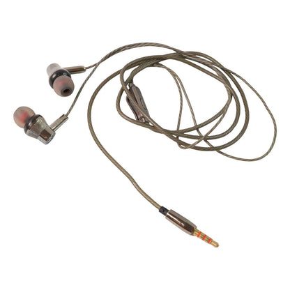 Premium Wired Earphones With Mic - (1 Pc)