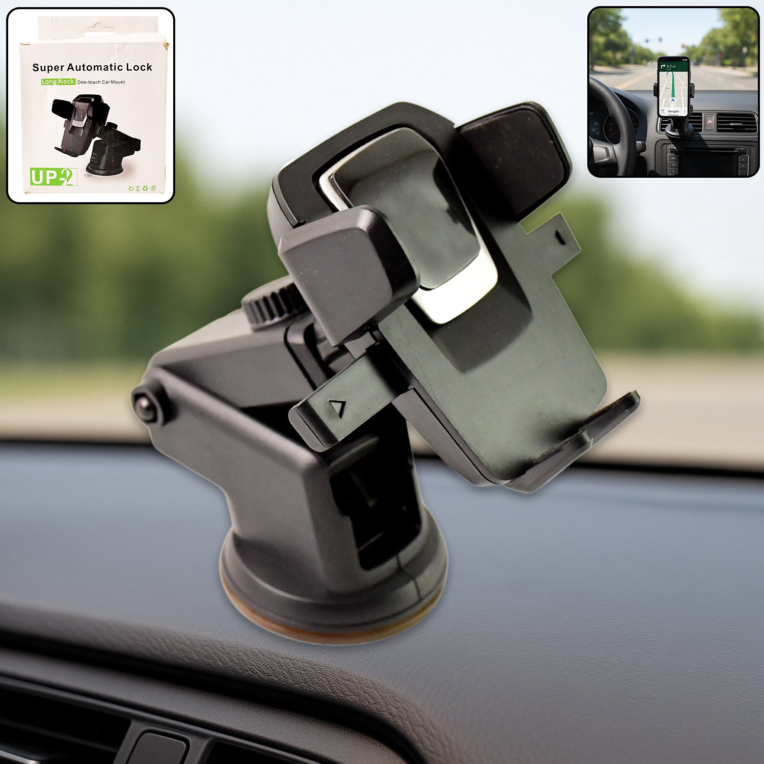 0283 Adjustable Car Mount (Multicolour) - Zidbik