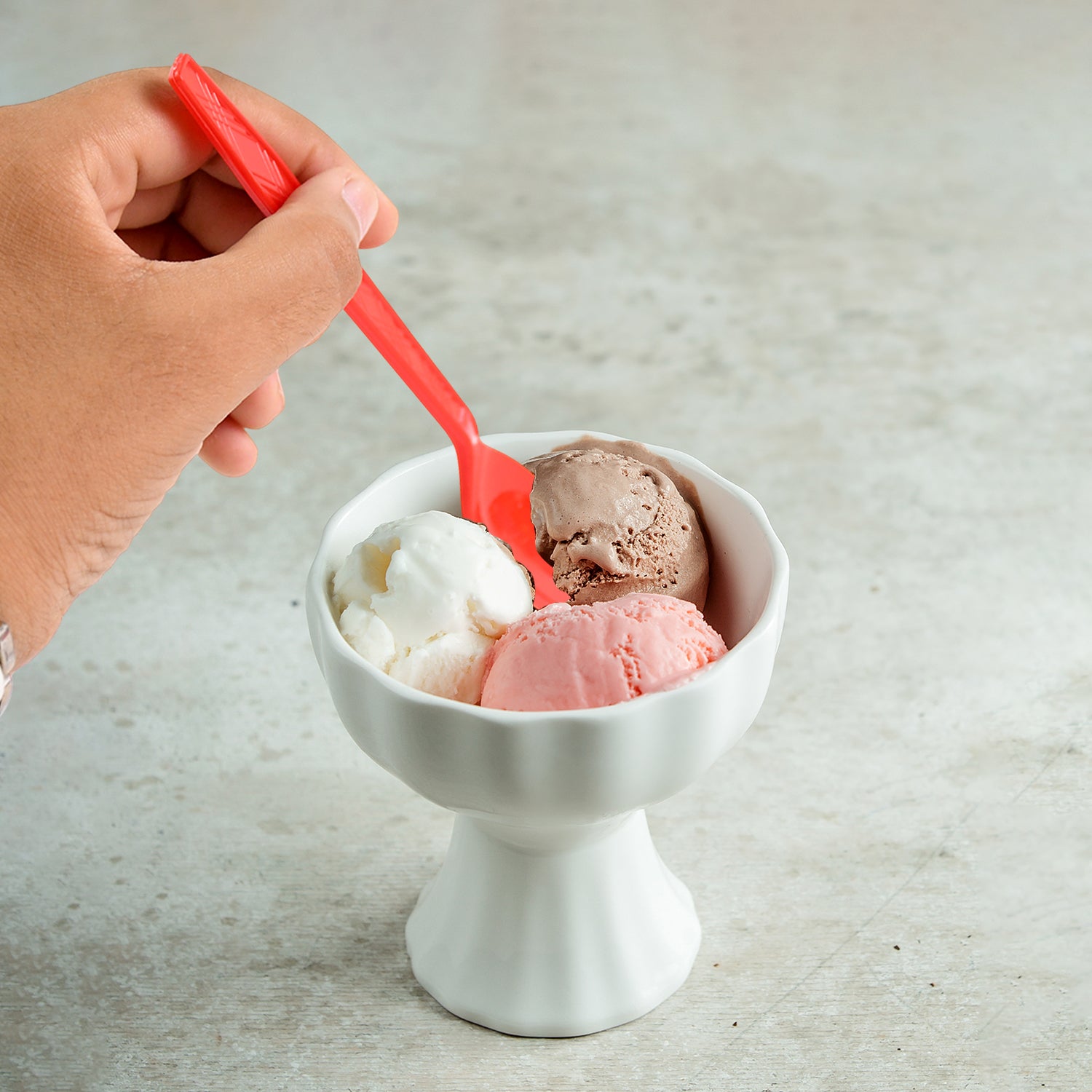 Reusable Home Dining Plastic Spoons (8 Pc) - Zidbik