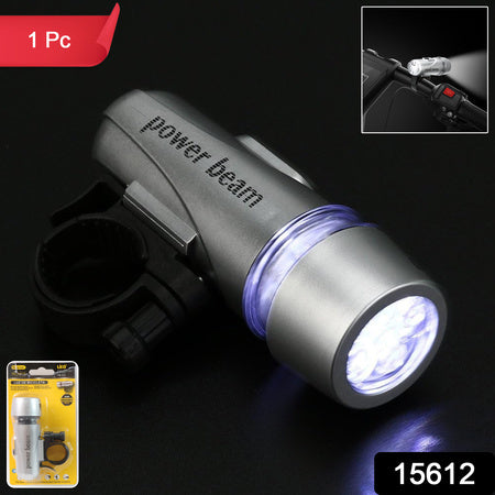 Power Beam Led Bicycle Headlight - (1 Pc) - Zidbik