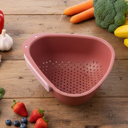 Supermom Kitchen Colander With Foldable Handle And Drain Base - Zidbik
