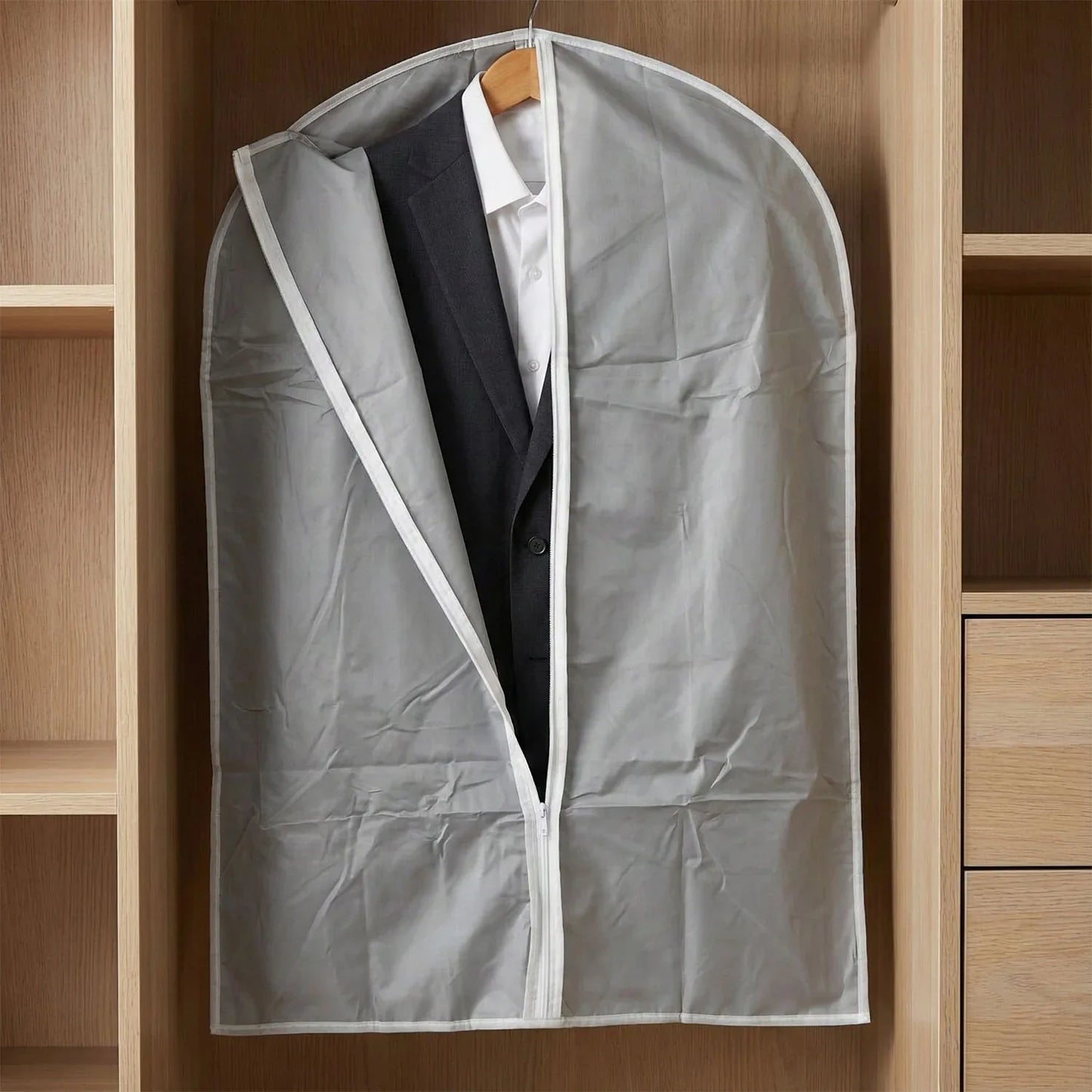 Premium Breathable Garment Suit Cover Set (60 80 Cm 5 Pc) - Zidbik