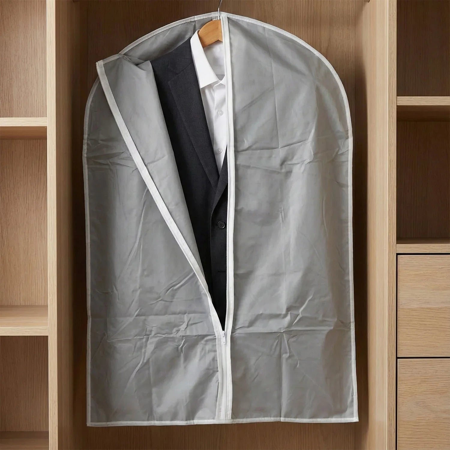 Premium Breathable Garment Suit Cover Set (60 80 Cm 5 Pc) - Zidbik