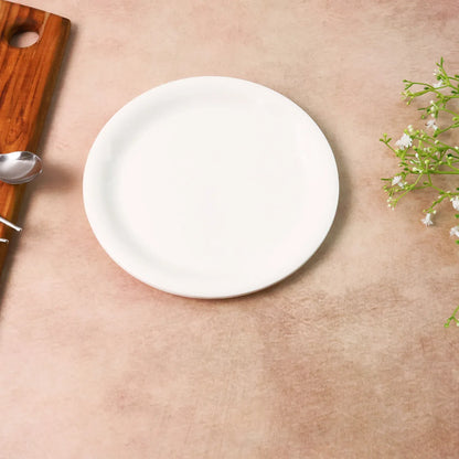 Plastic Round Dinner Serving Plate 19 Cm (1 Pc) - Zidbik