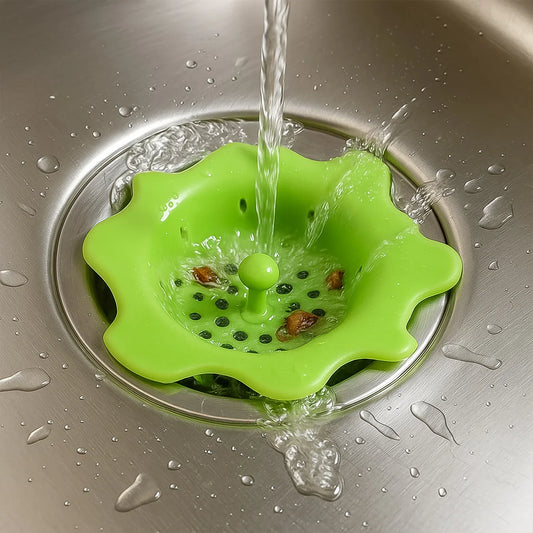 Flexible Silicone Sink Strainer Drain Hair Catcher - Zidbik