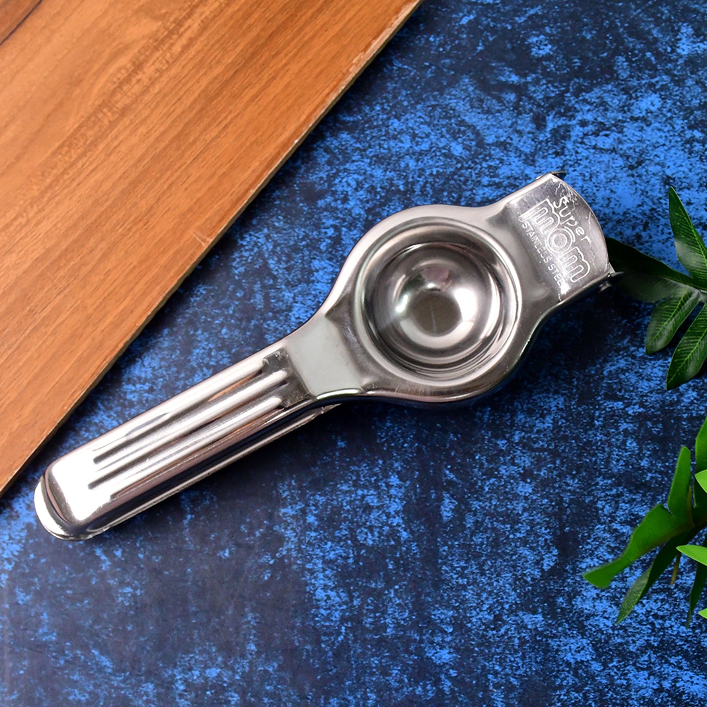 Supermom 2-in-1 Heavy Duty Stainless Steel Lemon Squeezer With Built-in Bottle Opener - Zidbik